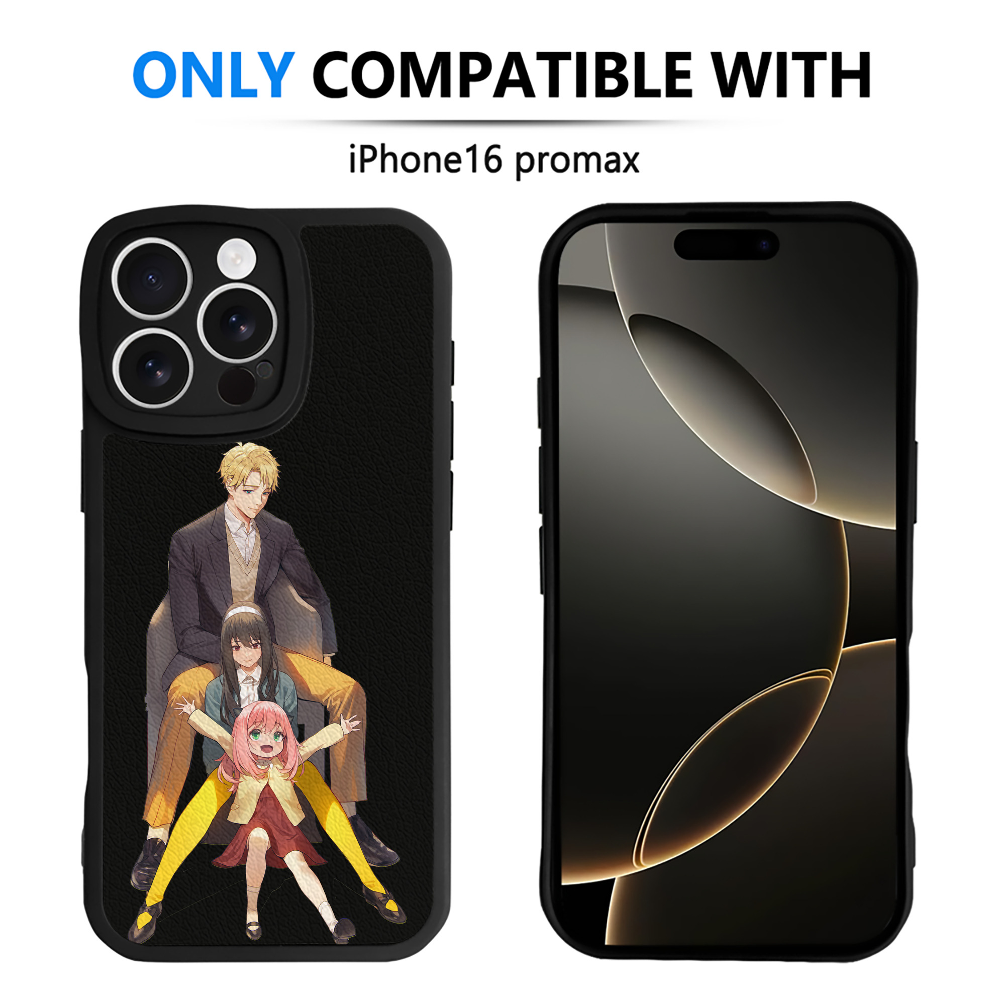 （画像用） SPY×FAMILY间谍家家酒 【iPhone 16シリーズ対応】シリコンスマホケース（レザー調） 材質：シリコン